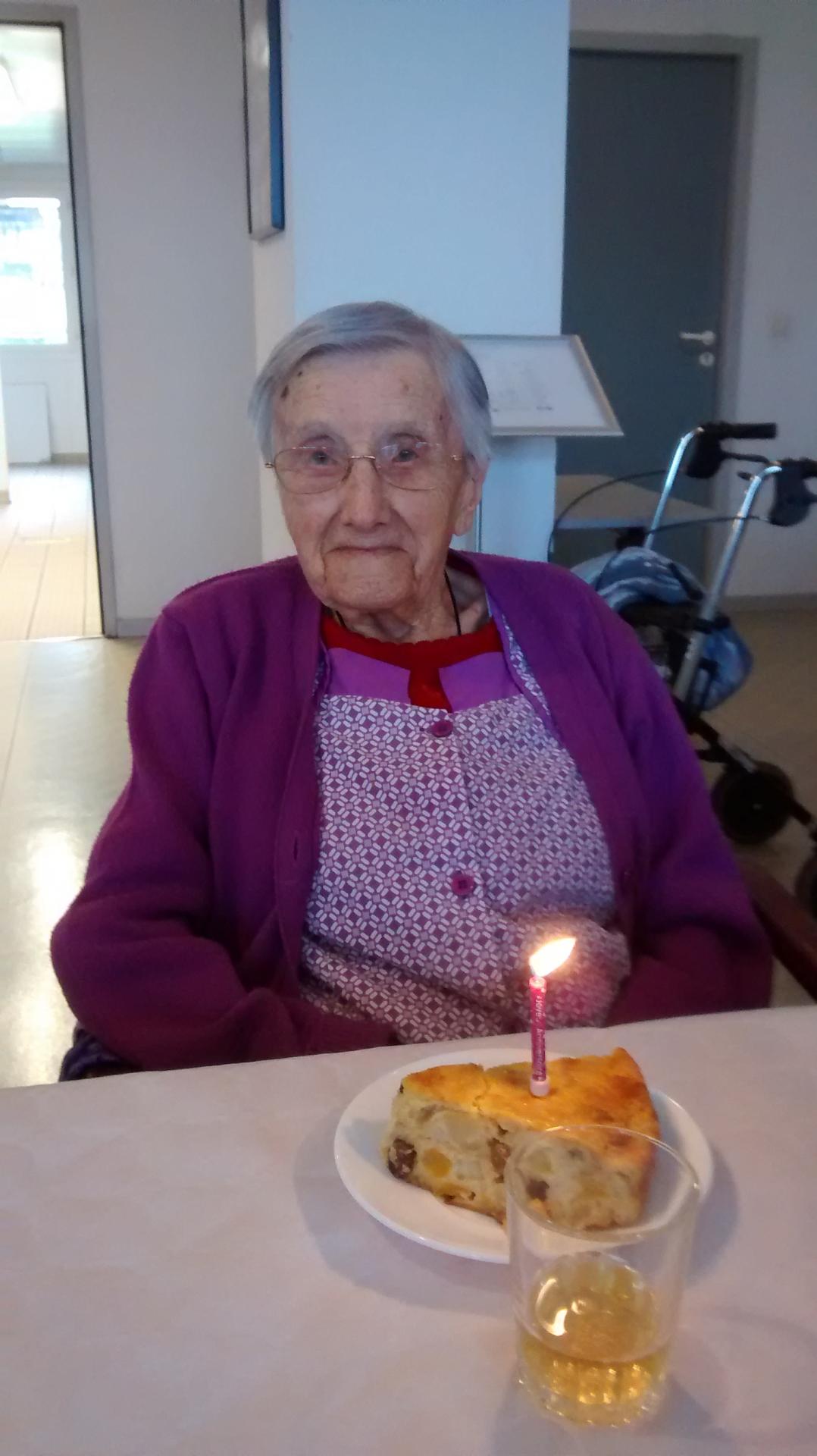 notre doyenne fête ses 98 ans